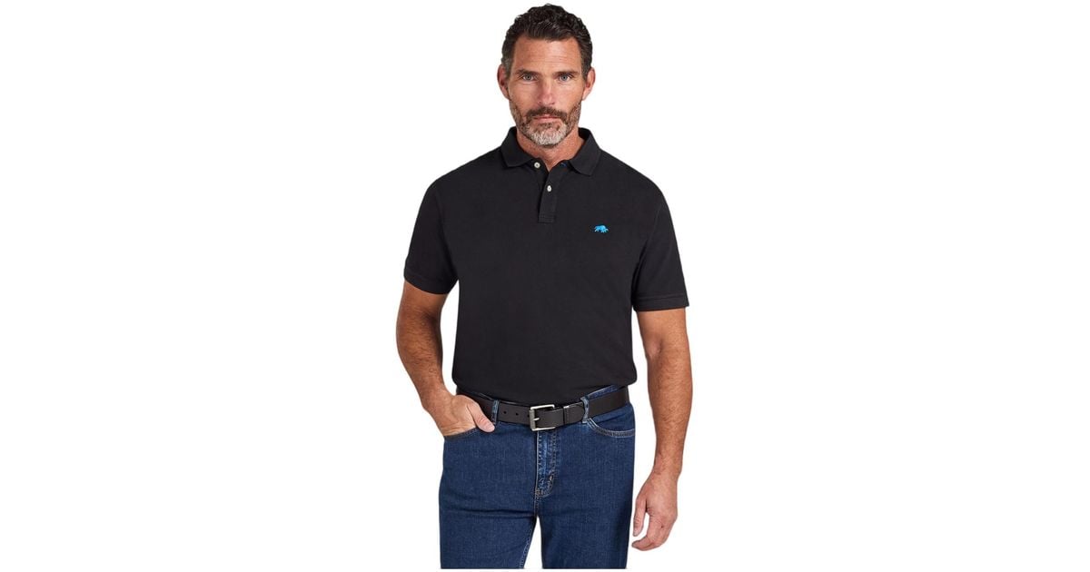 Tourus Raging Hunter Raging Bull Organic Polo in Blue for Men | Lyst