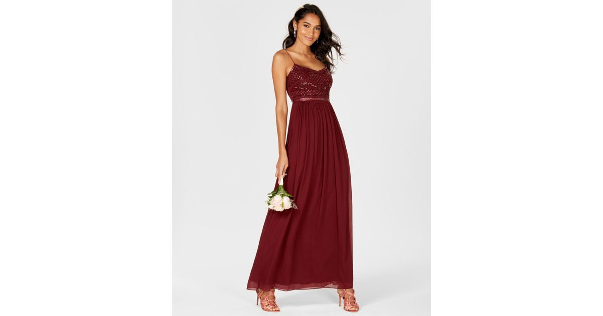 adrianna papell beaded chiffon gown