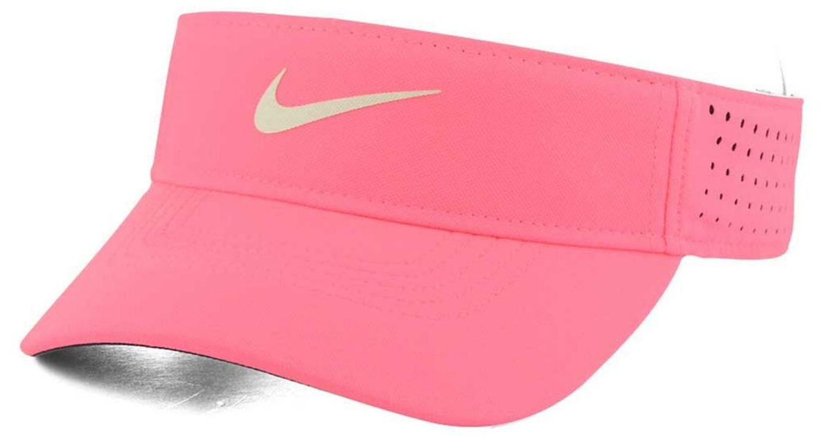 hot pink nike visor