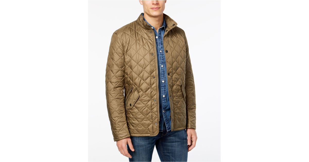 Barbour Flyweight Chelsea Quilted Jacket in Brown for Men ...