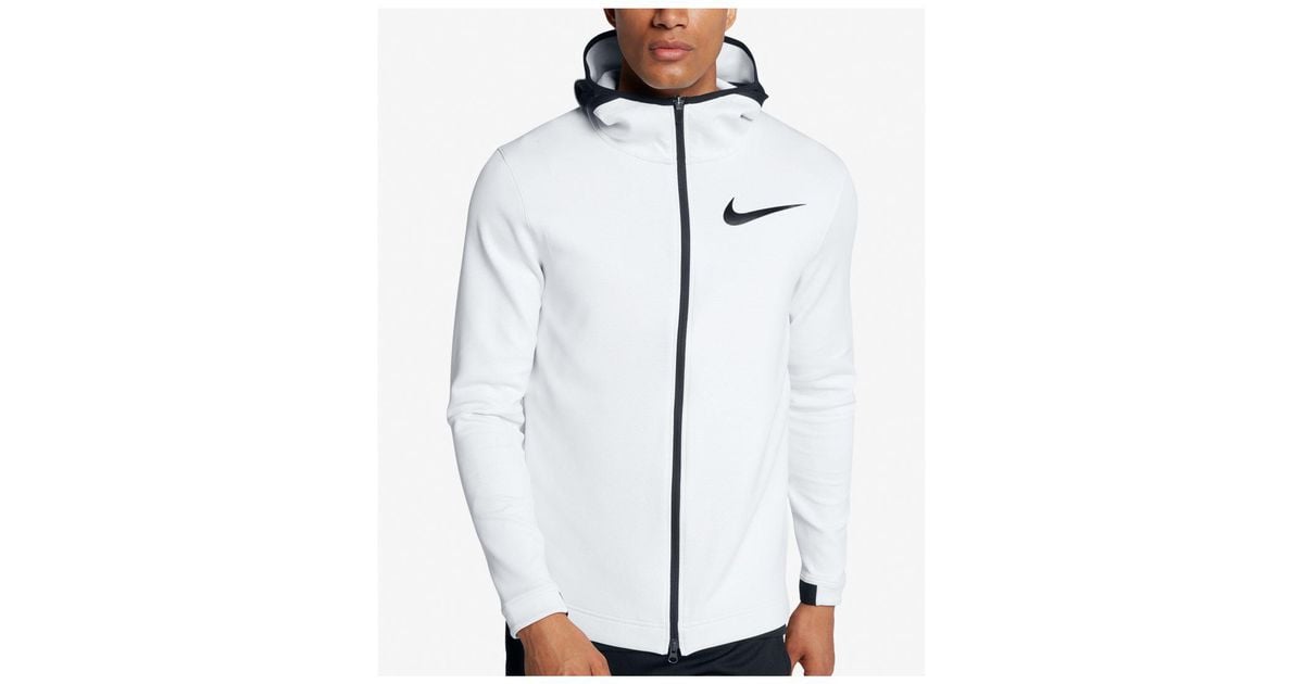 Nike Men's Therma Flex Showtime Zip Basketball Hoodie in White for Men |  Lyst