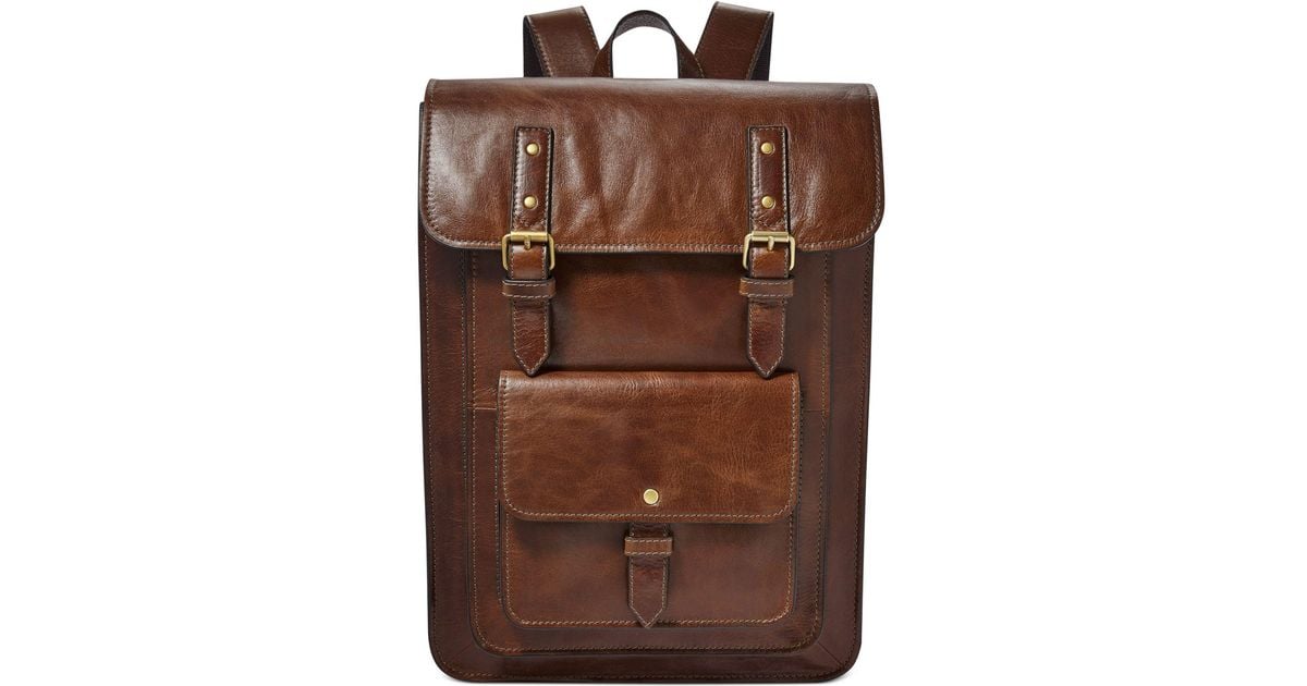 Fossil Leather Greenville Rucksack in ...