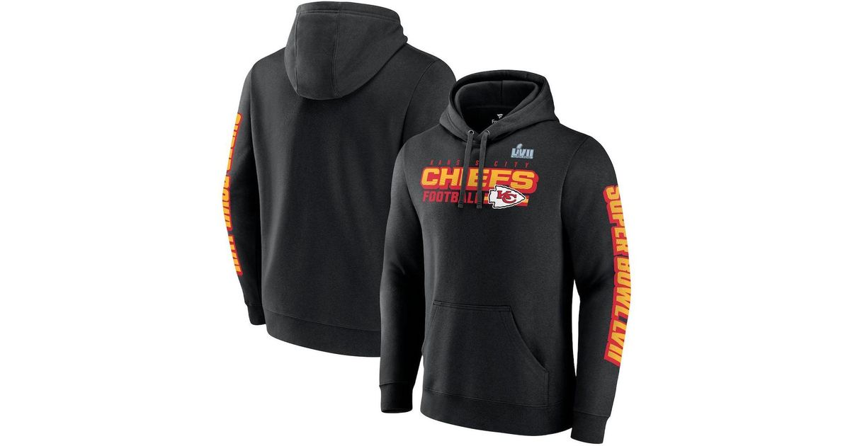 Fanatics Branded Black Kansas City Chiefs Super Bowl Lvii Star Trail