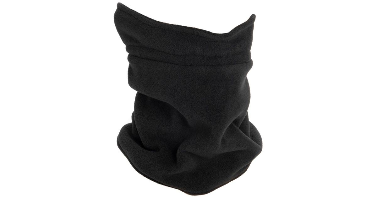 Muk Luks Fleece Neck Gaiter in Black Lyst