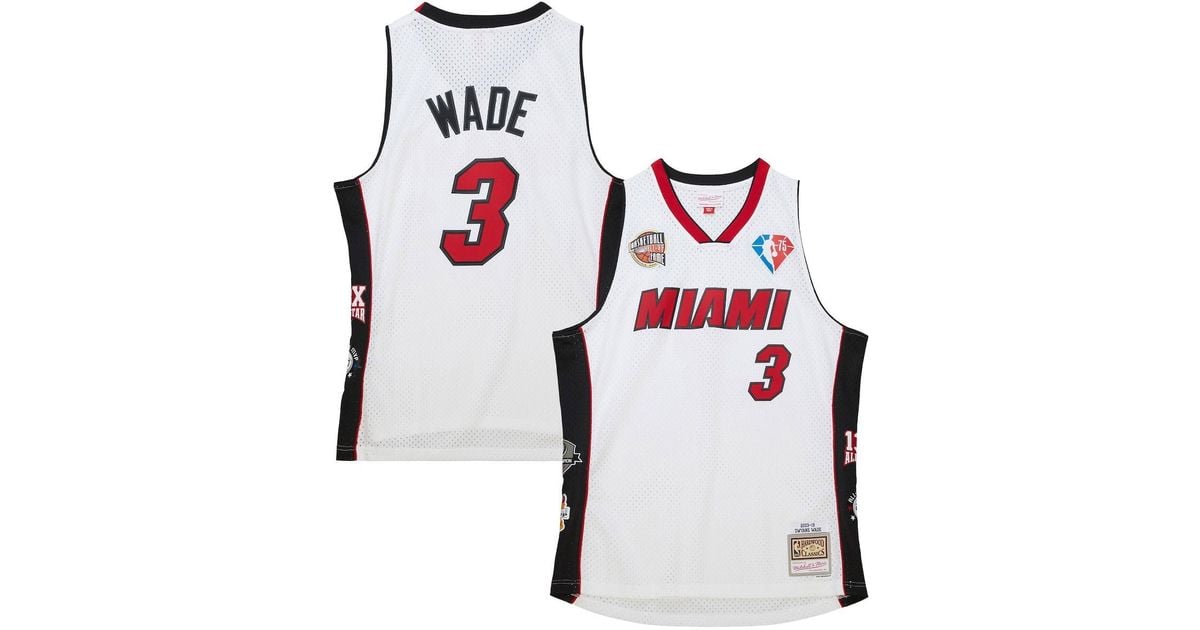 Chris Bosh Miami Heat Mitchell & Ness Hardwood Classics Swingman Jersey -  Black