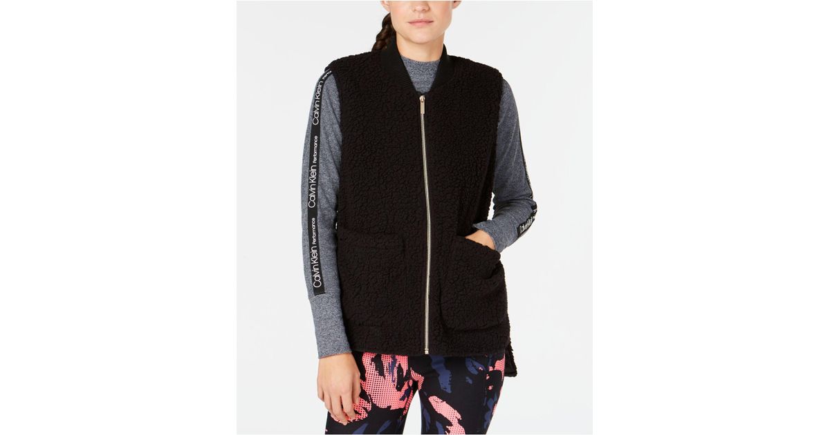 calvin klein fleece vest