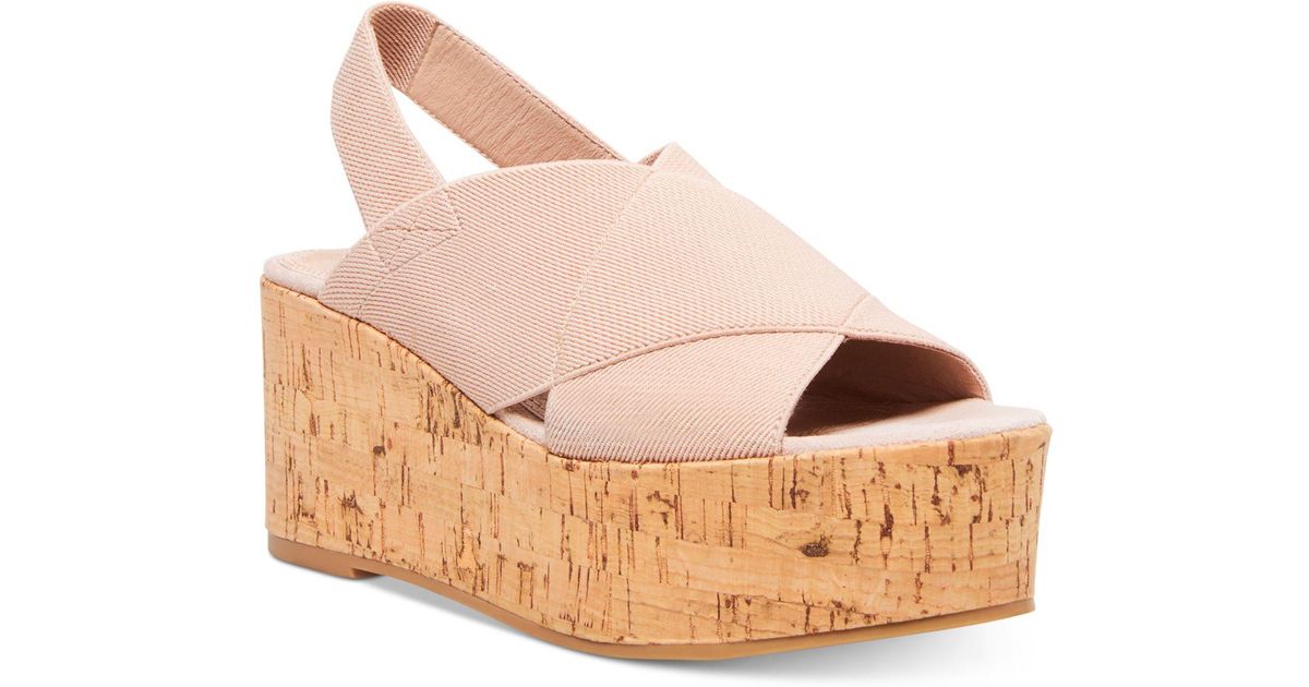 steve madden nude wedges