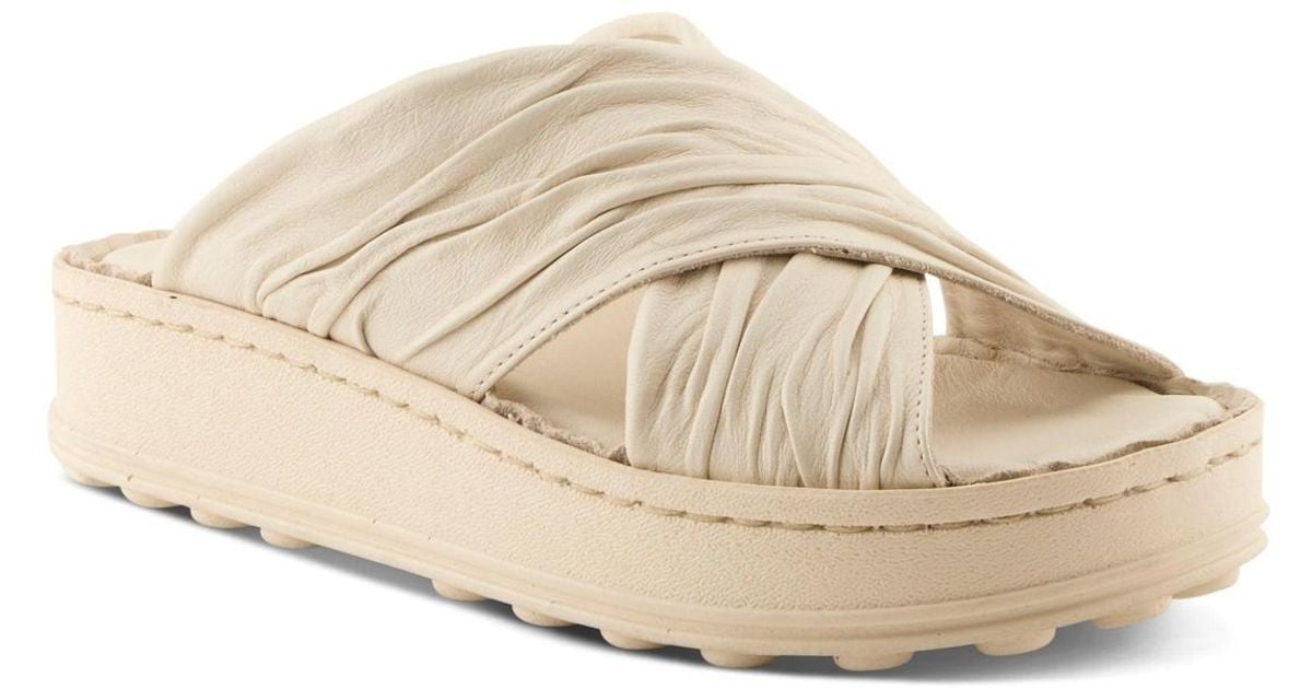 Spring Into Step Boots Spring Step Majorelle Wedge in Natural | Lyst
