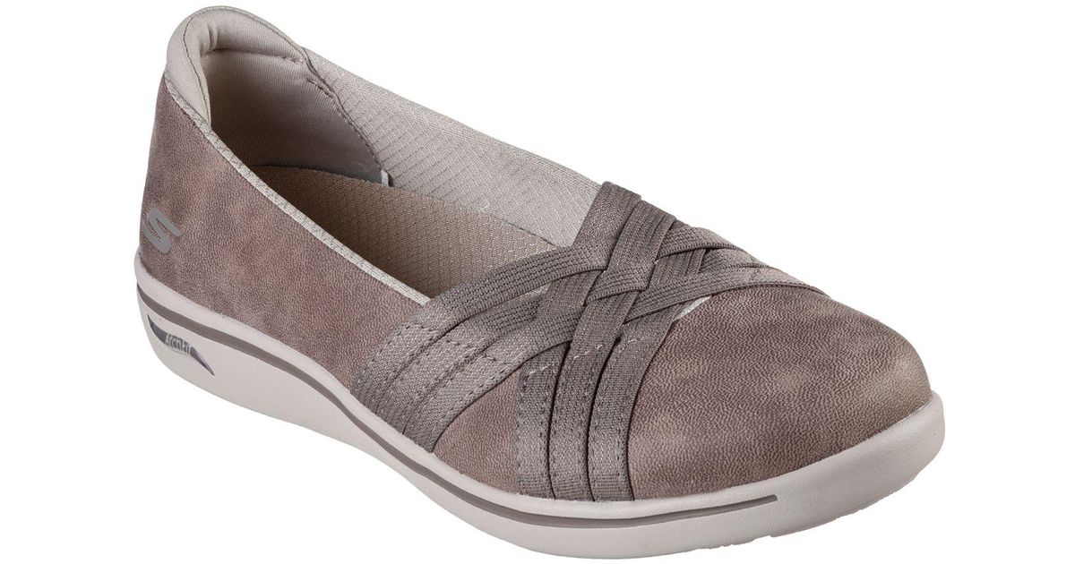 Skechers Synthetic Arch Fit Arch Support Uplift Precious Slipon