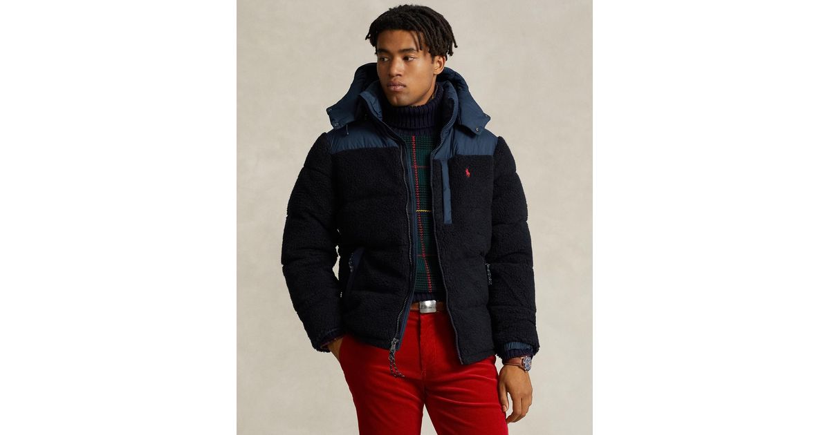 Polo Ralph Lauren The Gorham Utility Hybrid Down Jacket in Blue for Men ...