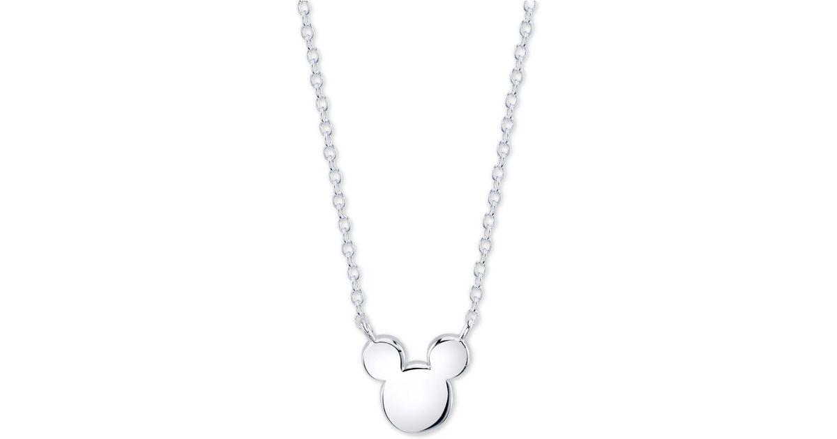 Classic Silver Mickey Mouse Necklace – RAVIPA