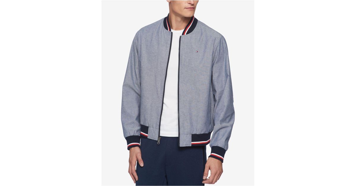 varsity bomber jacket tommy hilfiger