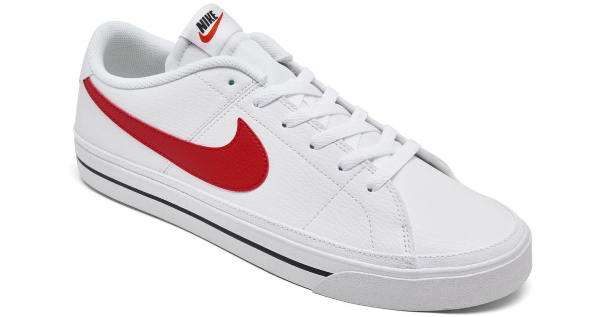 Nike Court Legacy Next Nature Casual Sneakers From Finish Line in White Nike Court Legacy Next Nature Casual Sneakers From Finish Line in White