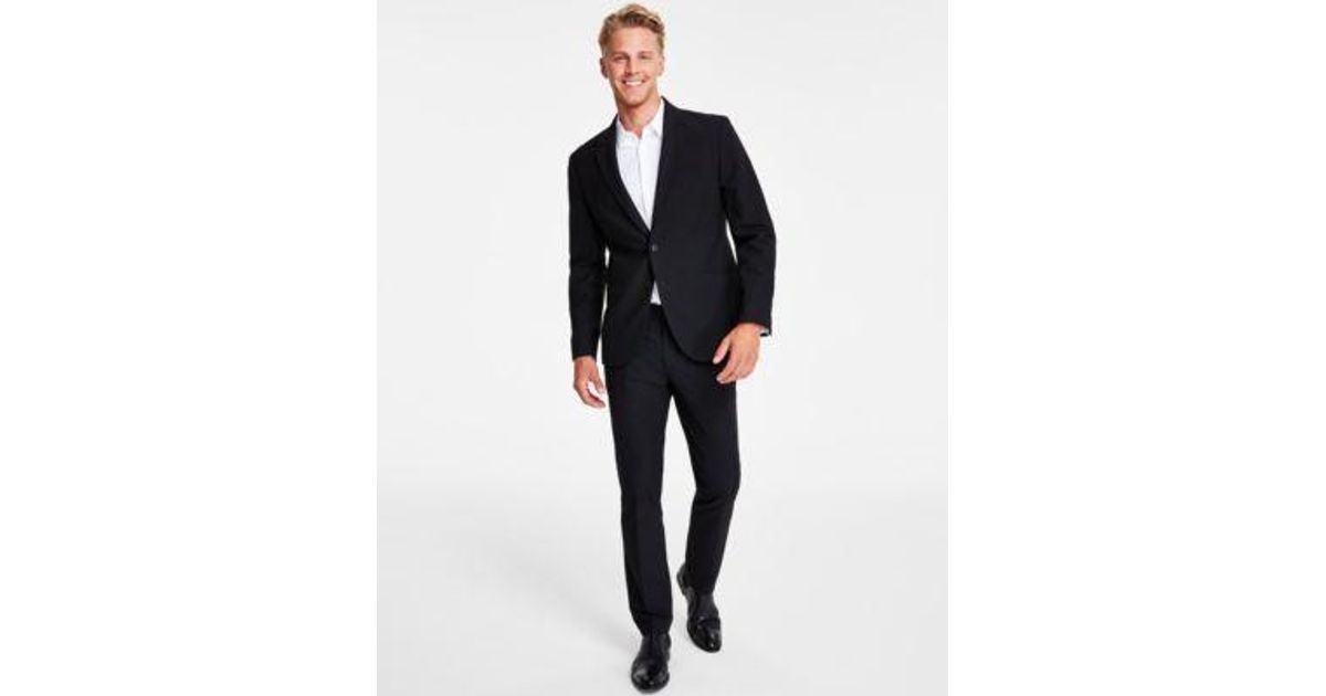 Calvin klein slim fit tuxedo pants sales