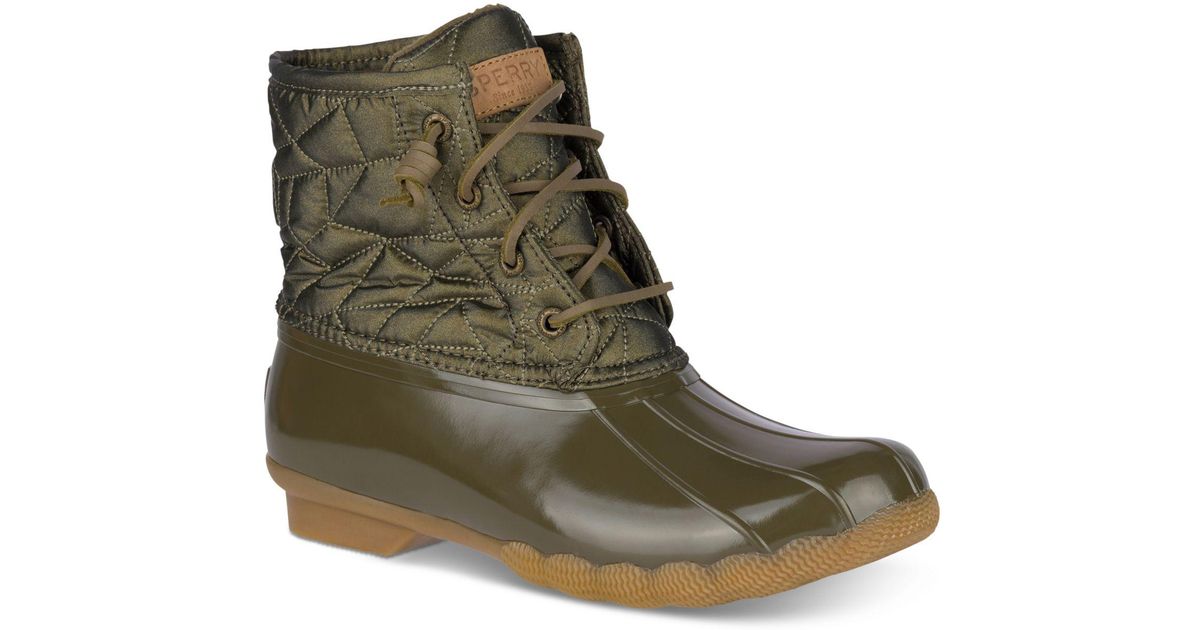 sperry olive green