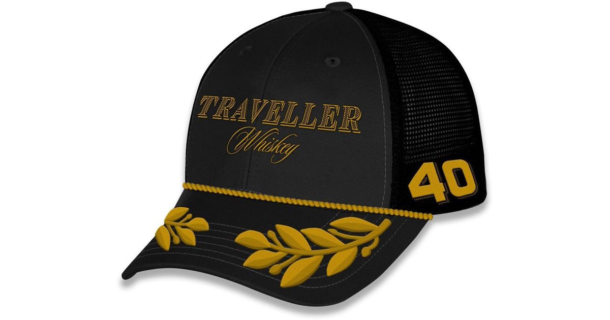 Jlr Rac Hat JR Motorsports Official Team Apparel Black/gold Justin Allgaier ...