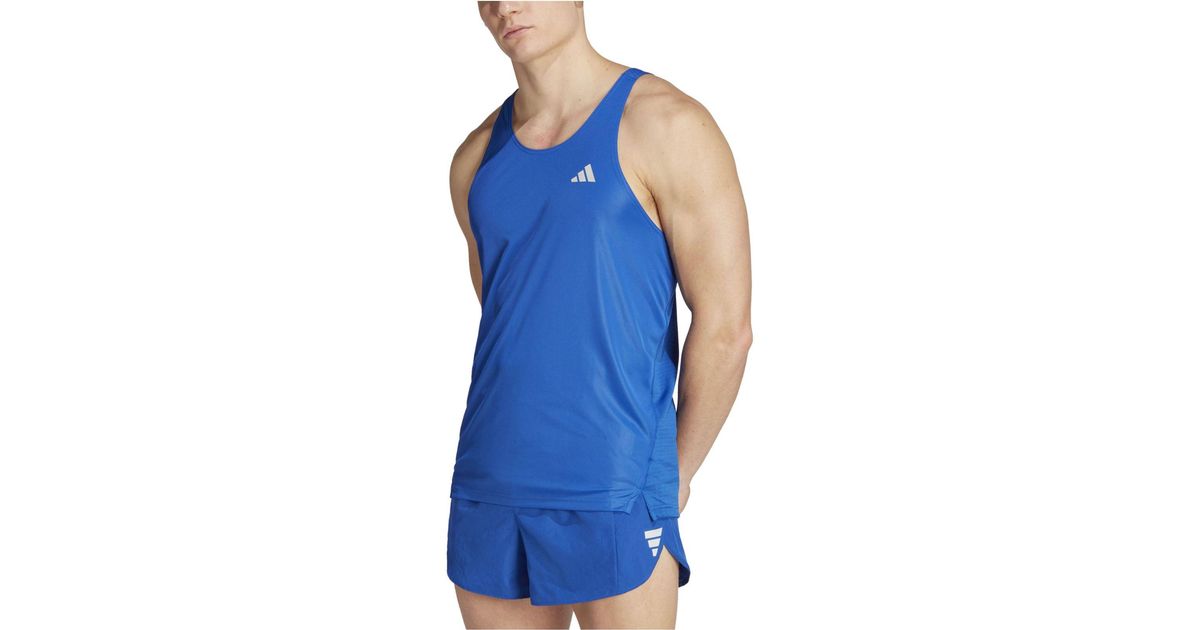 own the run singlet adidas