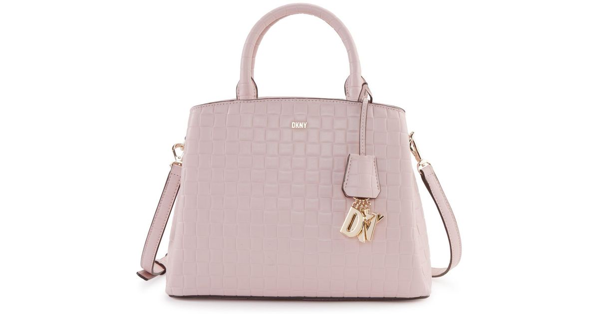 DKNY Paige Medium Satchel Bag in Pink Lyst