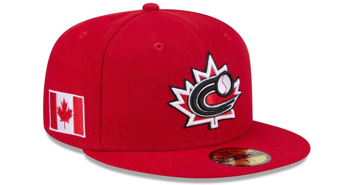 Ktz KTZ Canada Baseball 2026 World Baseball Classic 59fifty Fitted Hat in ...