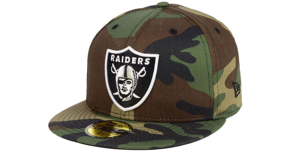 raiders cap camouflage