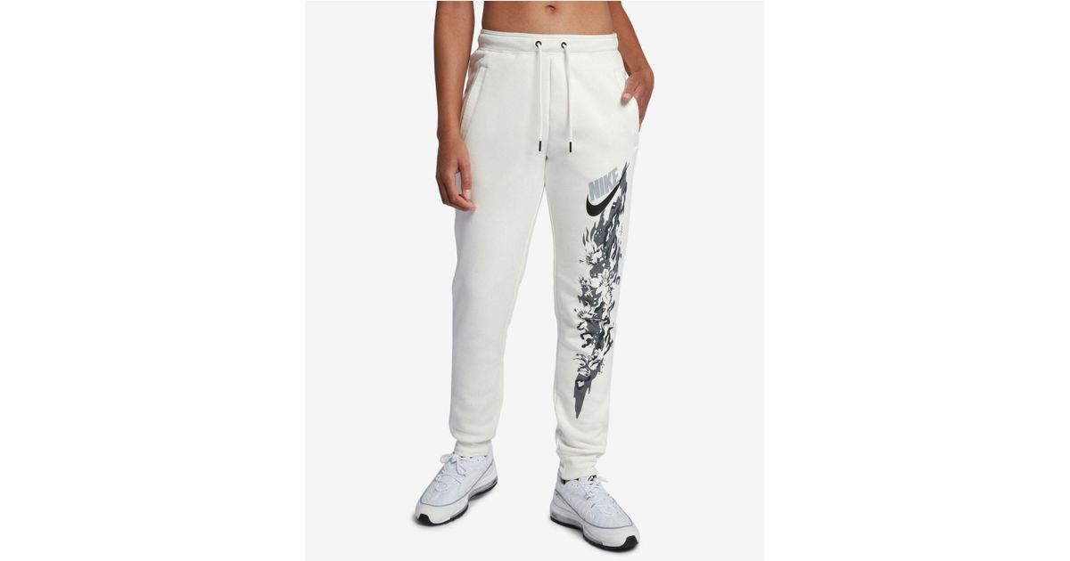 nike floral joggers
