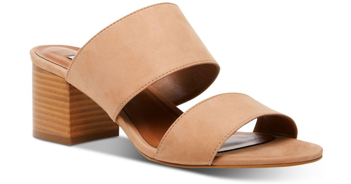 ilena block heel slide sandal