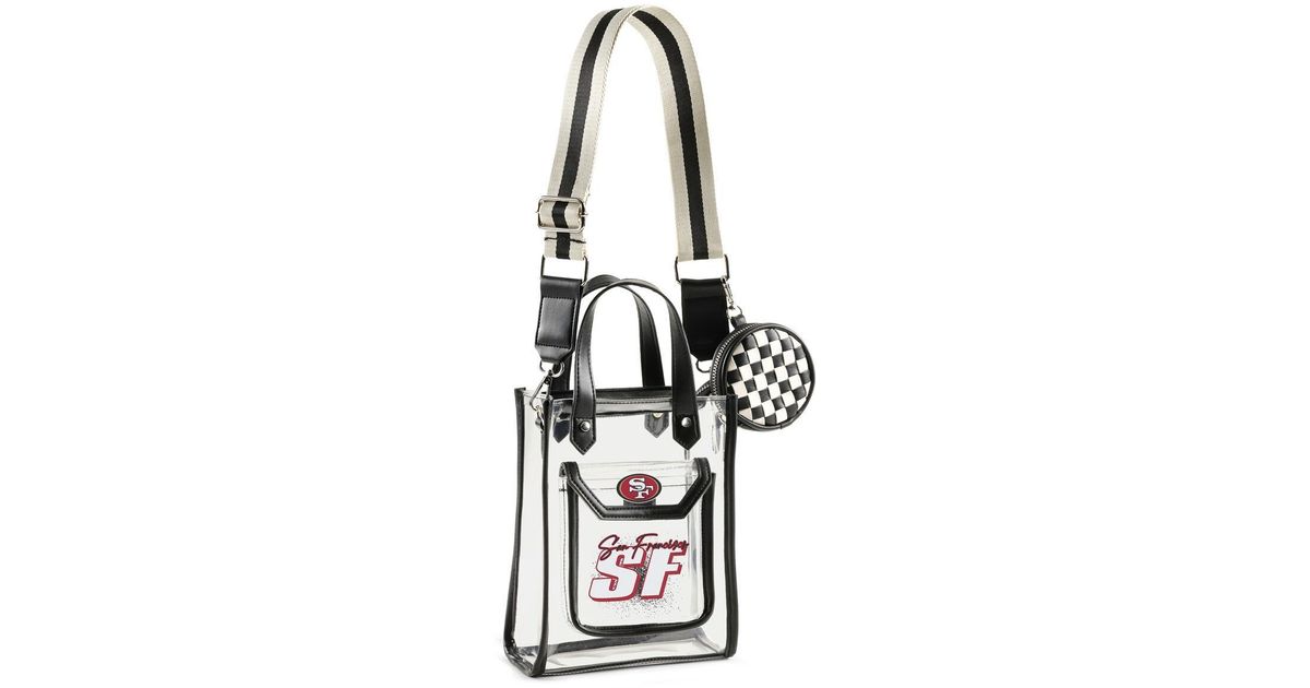 WEAR by Erin Andrews San Francisco 49ers Clear Stadium Crossbody Purse
