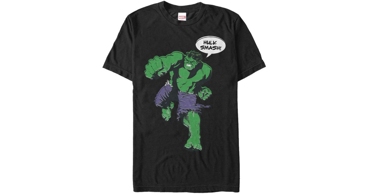 Fifth Sun Marvel Comic Collection The Hulk Smash Short Sleeve T-shirt ...