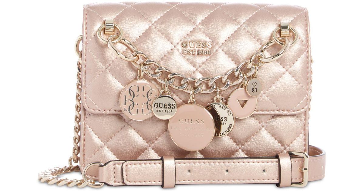 guess victoria chain shoulder bag