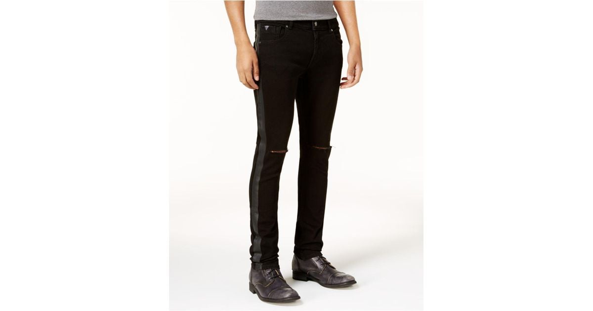 striped tuxedo jeans