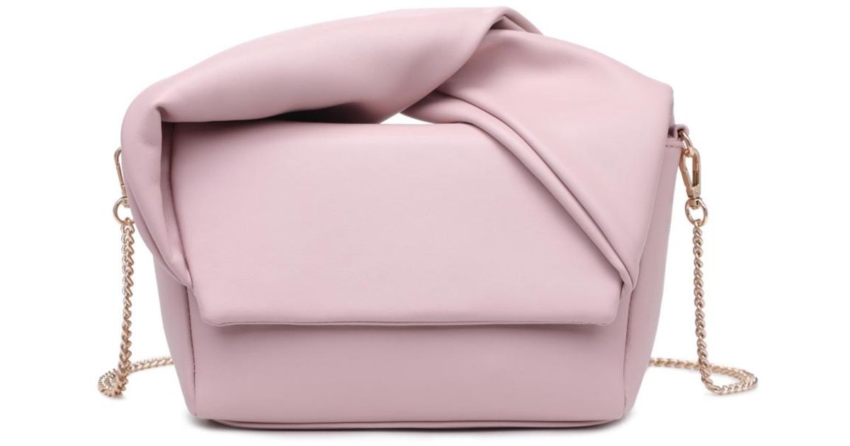 Urban Expressions Odette Twist Top Handle Bag in Pink Lyst