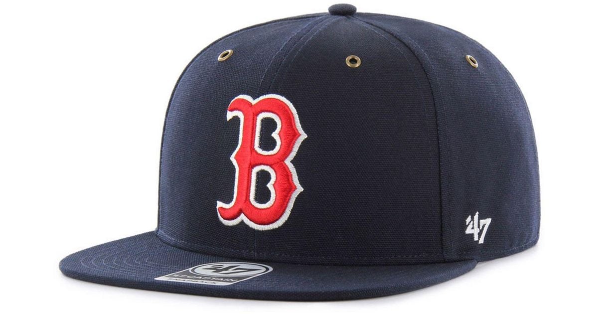 47 Brand Cotton Boston Red Sox Carhartt Captain Cap in Navy (Blue) for Men  | Lyst
