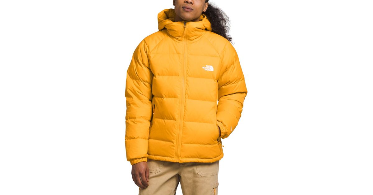 The North Face Hydrenalite Dwr Quilted Hooded Down Jacket in Yellow for