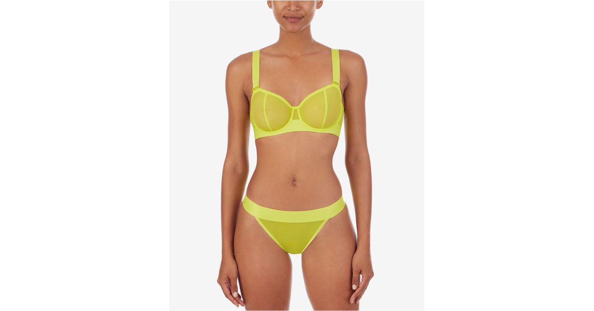 DKNY Sheers Strapless Mesh Bra Dk4939 in Green Lyst