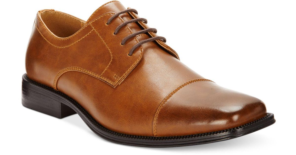 Alfani Men s Shoes Adam Oxfords in Brown for Men Lyst