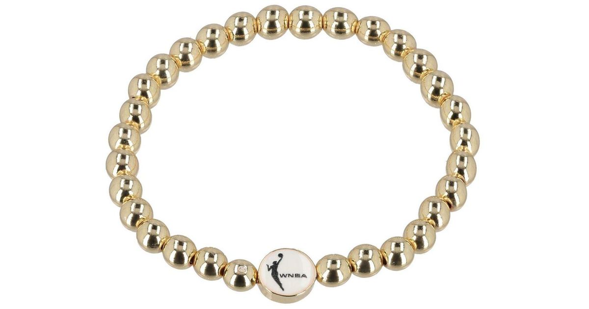 BaubleBar Goldtone Wnba Logowoman Pisa Bracelet in Metallic Lyst