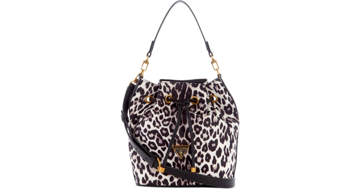 guess little bay shoulder bag black