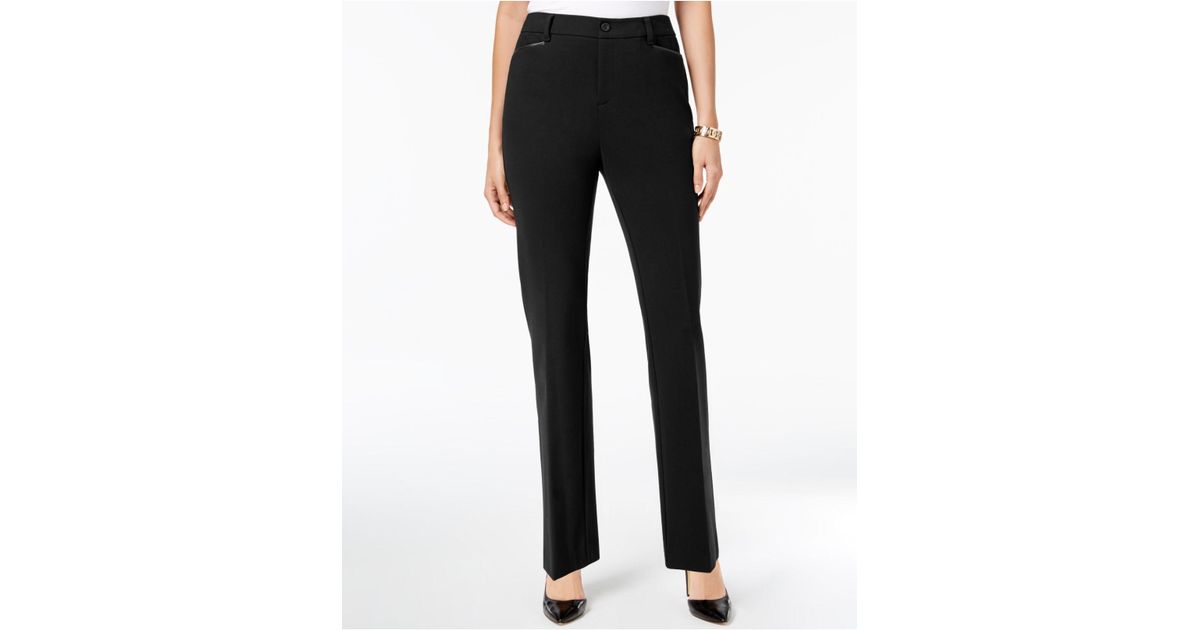 charter club straight leg pants