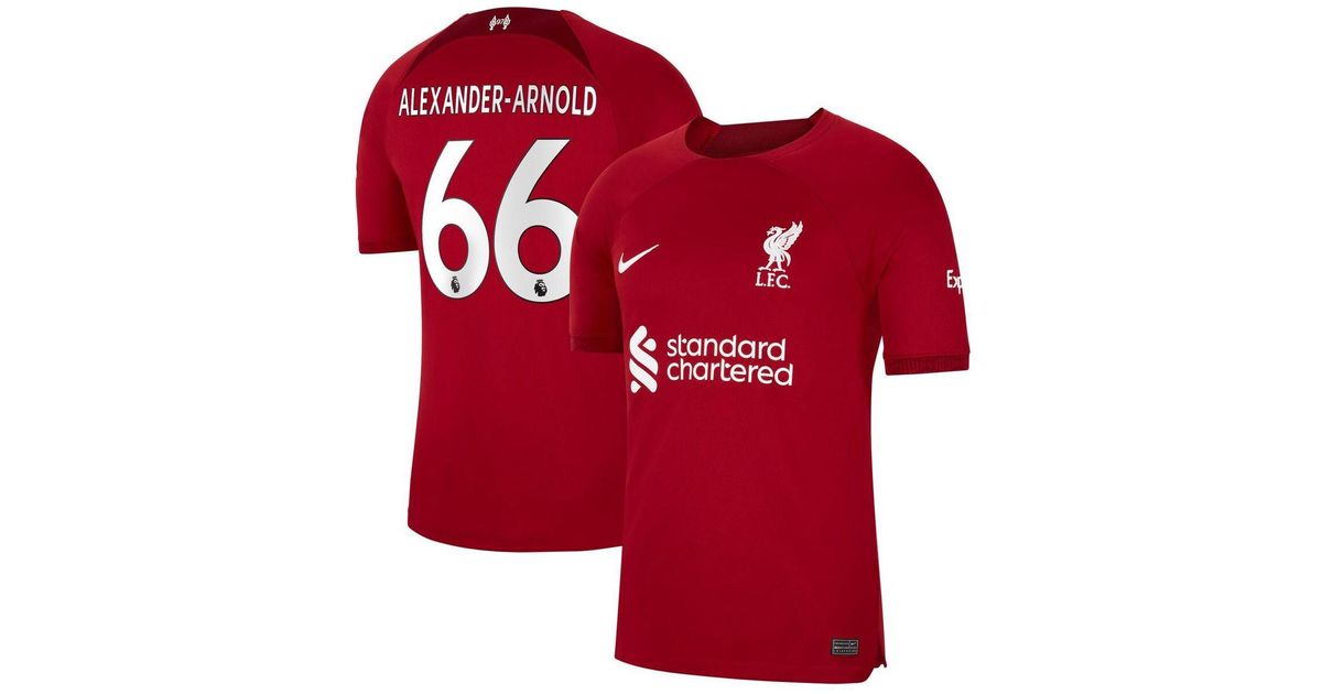 Nike Trent Alexander-arnold Red Liverpool 2022/23 Home Replica Player ...