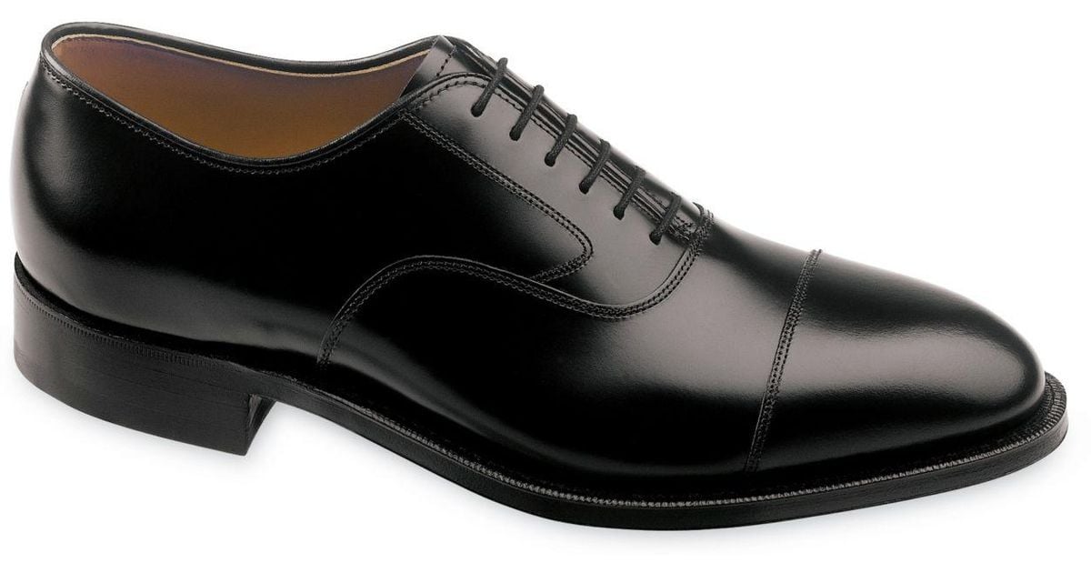 johnston and murphy larsey cap toe oxford