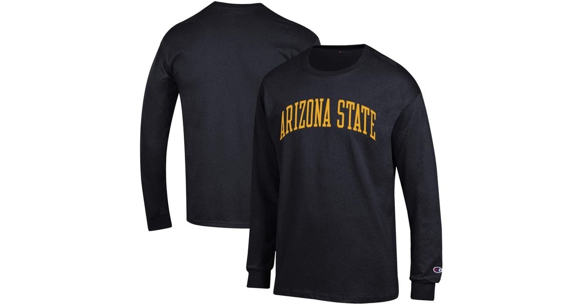 Champion Arizona State Sun Devils Basic Arch Long-sleeve T-shirt in ...