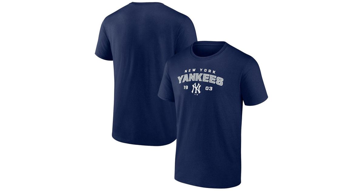 Fanatics Branded Navy New York Yankees Rebel T-shirt in Blue for Men | Lyst