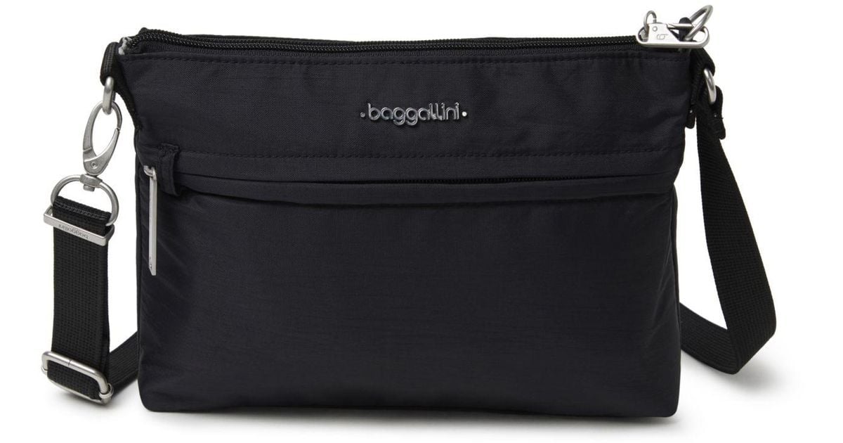 Baggallini Synthetic Antitheft Memento Crossbody Bag in Black Lyst