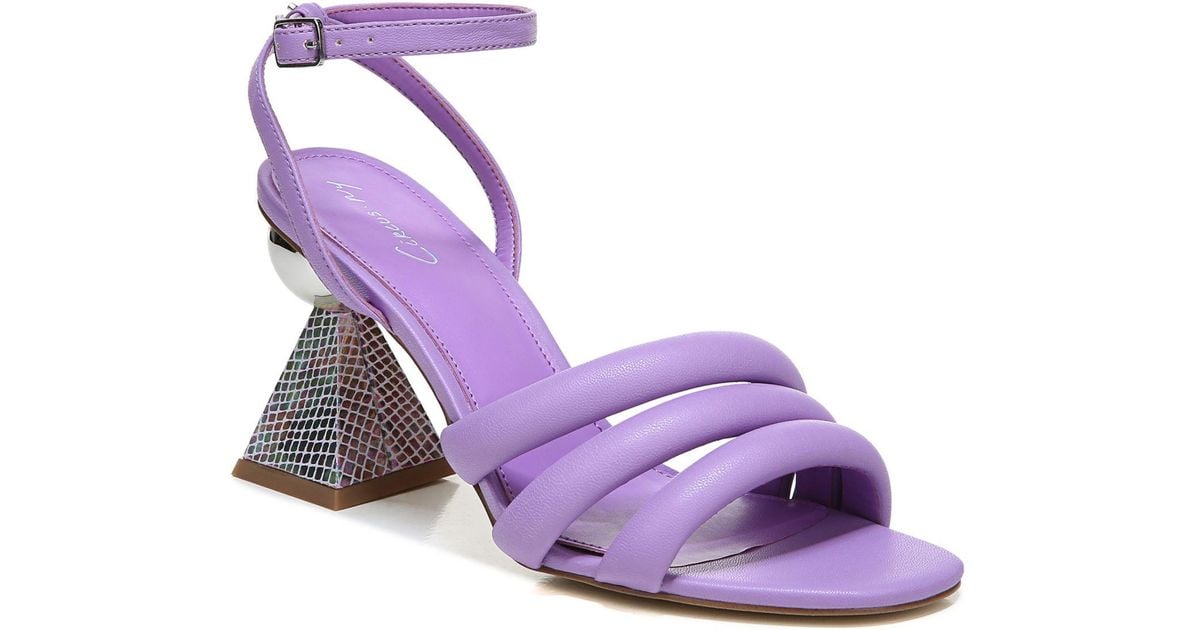 Circus by Sam Edelman Bobbie Architectural-heel Dress Sandals in Purple |  Lyst