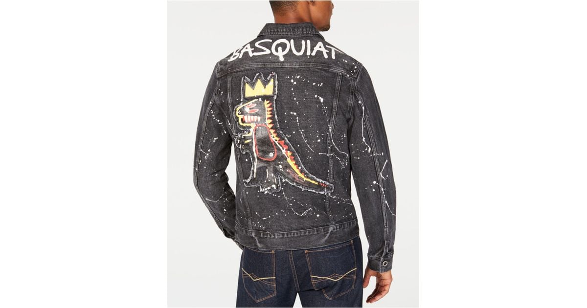basquiat sean john jean jacket