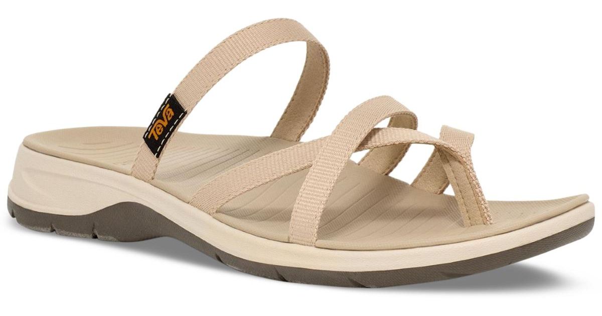 Teva Tirra Traveler Flip Flop Sandals in White | Lyst