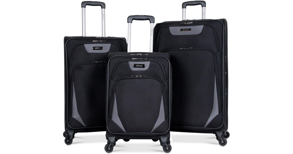 kenneth cole reaction going places 3 pc spinner luggage set