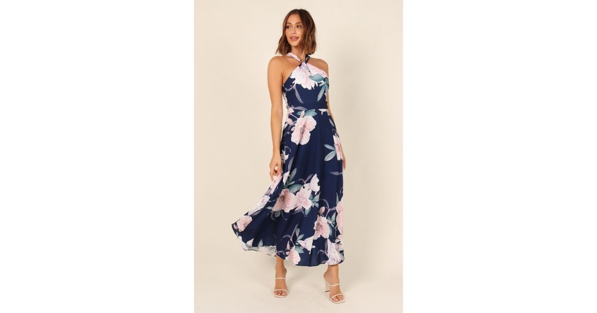Petal & Pup Miara Dress in Blue | Lyst