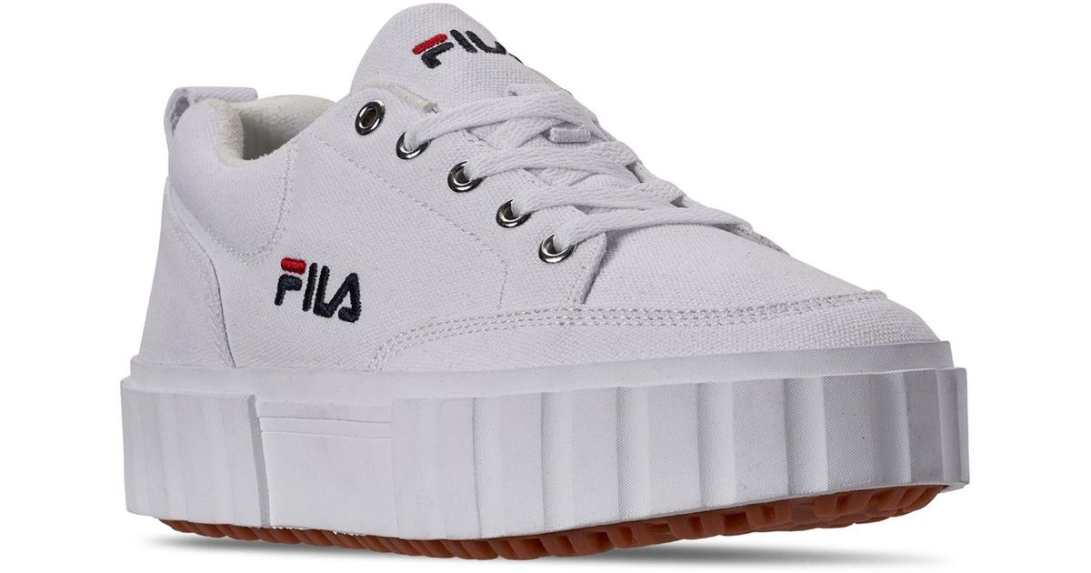 sandblast low platform sneaker