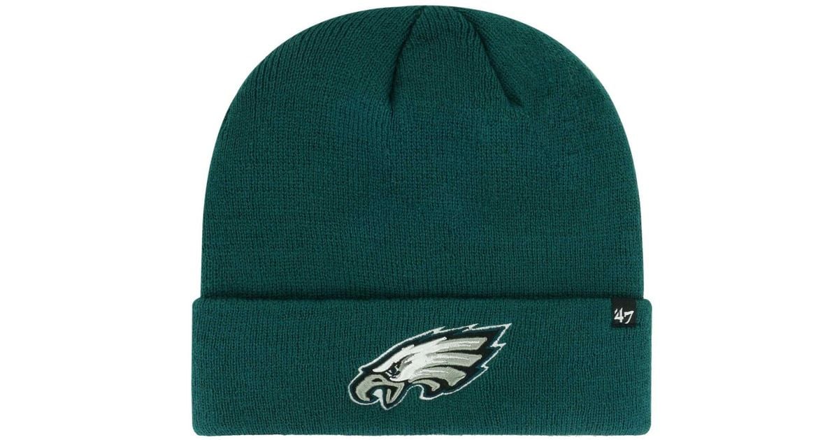 '47 Philadelphia Eagles Secondary Cuffed Knit Hat in Green for Men Lyst